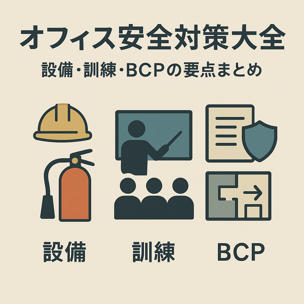 オフィス安全対策大全：設備・訓練・BCPの要点まとめ