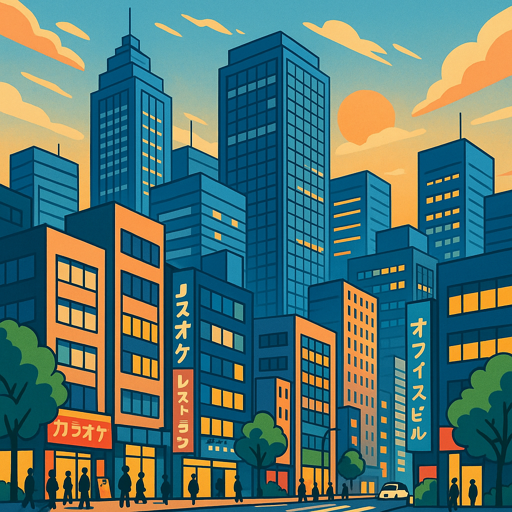 日本の主要オフィス街ベスト20